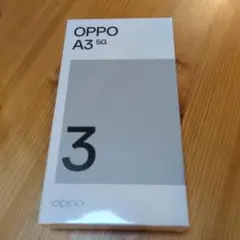 OPPO A3 5G 新品未開封ブラック