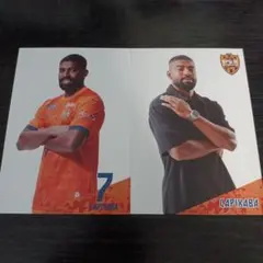 清水エスパルス☆選手カード(ユニ&私服２枚セット)☆カピシャーバ選手