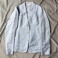 ARMANI ライトブルー テーラードジャケット　38