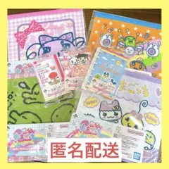 たまごっち　一番くじ　E賞　ハンドタオル　G賞　ステーショナリー　セット