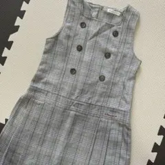 KP kid's stuff チェック柄 ジャンバースカート