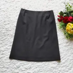 AOKI LES MUES プレシャスライン　スカート　Lサイズ　黒