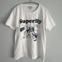 【月末処分】Superfly スーパーフライ Tシャツ ホワイト　Sサイズ