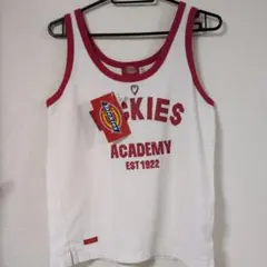 Dickies タンクトップ Mサイズ ホワイト/レッド