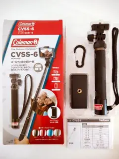 Coleman × Velbon コールマン自撮り一脚 CVSS-6 ガンメタ