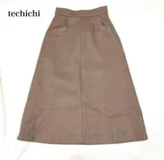 Te chichi ライトブラウン フレアスカート テチチ サイズS ポケット