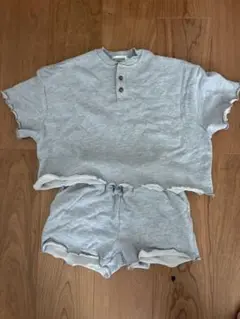 ペアマノンPAIRMANON セットアップ　グレー　100cm