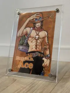 ONE PIECE エース　ポートレートカード　アクリルスタンド