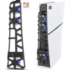 冷却ファン 自動冷却ファン　PS5 ディスク版　デジタル版　ブラック　新品