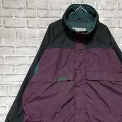 コロンビア　マウンテンパーカー　パープルS M L ロゴ刺繍アウトドア826