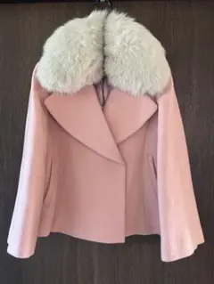 【LAISSE PASSE】ビッグカラーショートコート