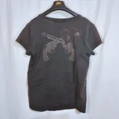 ロアースワロフスキーレディース半袖tシャツ