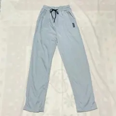 夏セール中 メンズ アイスシルクパンツ 涼しい ライトグレー