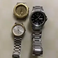 カシオARGENT 腕時計 シルバー アルバ腕時計 3個セット売り