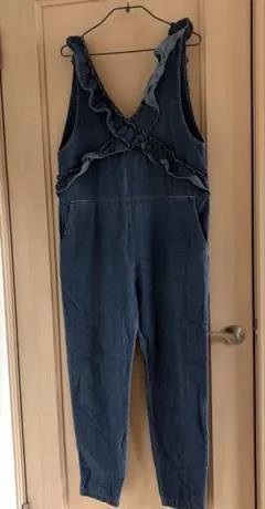 baybee ベイビー　デニムオールインワン　フリル
