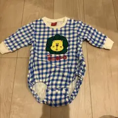 tutafuta ミニボーロ ライオン刺繍ロンパース 70