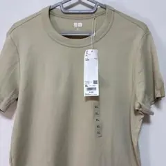 新品タグ付き！UNIQLO U 半袖シャツ XL ベージュ