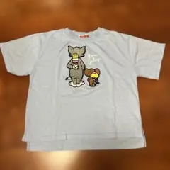 トムとジェリー Tシャツ 140 水色