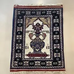 [最終価格]ペルシャ　シルク×ウールデザインラグマット