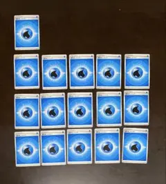 ポケモンカードゲーム 基本エネルギー 水エネルギー 16枚まとめ売り