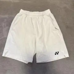 ヨネックス　ハーフパンツ　白