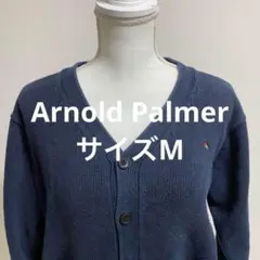 Arnold Palmer ネイビー VネックカーディガンM トップス