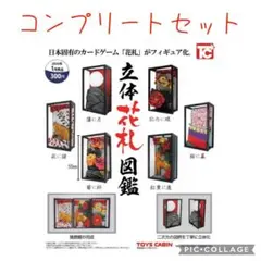 【未開封】立体花札図鑑　コンプリートセット　ガチャ　フィギュア　カプセルトイ
