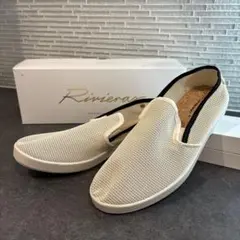 【新品未使用】リビエラ メンズ スリッポン RECIF ベージュ サイズ41