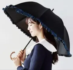 【新品】ファミリア 日傘〈Rose Blanc × familiar〉　赤 100%完全遮光オリジナルブランド「芦屋ロサブラン」とのコラボ