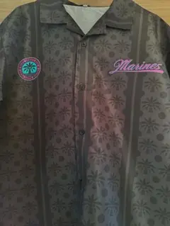 千葉ロッテマリーンズ　アロハシャツ　ノベルティ