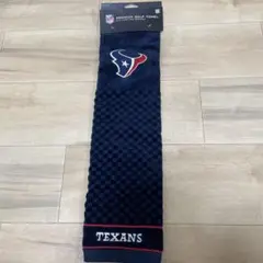 【新品未使用】NFL TEXANS フック付きゴルフタオル