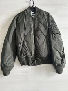 極美品！24年モデル！モンクレール ハイブリッドダウン ma-1 ブラック M 未使用に近い】【極美品】MONCLER モンクレール ハイブリッド
