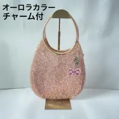 アンテプリマ スタンダードラウンド縦型ワイヤーバッグ ステッラローズ チャーム付