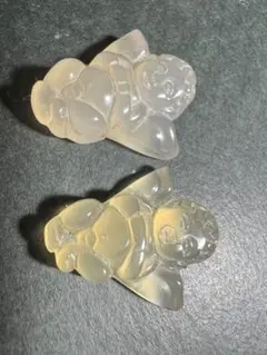 天使形　貫通穴有り　2個セット
