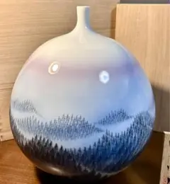 藤井朱明　「朝日」　陰刻銘　高23.7cm　名品　朱明窯　日展入選多数　本物 春新作の 藤井朱明 「朝日」 日展入選 朱明窯 名品 高23.7cm