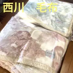 西川 毛布 ペア