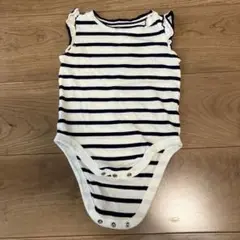 babyGap ストライプロンパース 6-12ヶ月