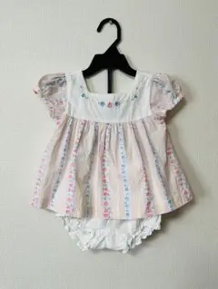 美品✨ジャニーアンドジャック 花柄ブラウスパンツセット18-24months