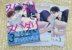 BLコミック　スパダリさまとスパダリくん　3巻　藤河るり　アニメイト限定