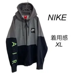 希少 NIKE ナイキ ジップアップパーカー スウェット フーディー 着用感XL