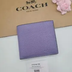 新品　COACH　コーチ　折り財布　コインウォレット　正規品