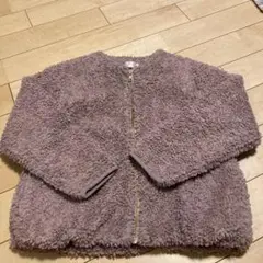 ボアジャケット 140 ラベンダー 冬 まとめ買い歓迎