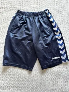 hummel ネイビー ハーフパンツ サイズ　L