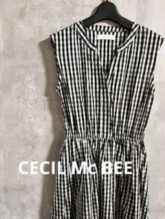 CECIL Mc BEE ギンガムチェックワンピース