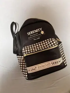 SERENITY 花刺繍 リュック 中型