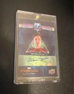 upper deck トム ホランド スパイダーマン 直筆サイン スパイダーマン トムホランド 直筆サイン marvel upper deck