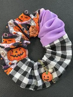 先行販売　ハロウィンデザインシュシュ