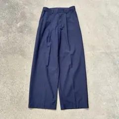 美品 COLN Vous Belt Trousers pants ネイビー S