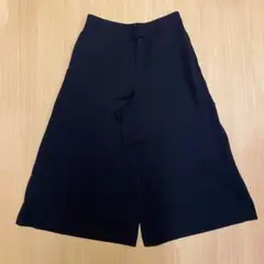最後10時間1680★新品★ユニクロ ポンチワイドクロップドパンツ
