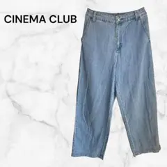 シネマクラブ　デニムパンツ　ワイド　ズボン　Ｌ　綿100%